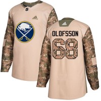 Adidas Buffalo Sabres #68 Victor Olofsson Camo Authentic 2017 Veterans Day Stitched Youth NHL Jersey