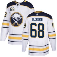 Adidas Buffalo Sabres #68 Victor Olofsson White Road Authentic Stitched Youth NHL Jersey