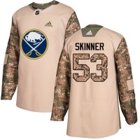 Adidas Buffalo Sabres #53 Jeff Skinner Camo Authentic 2017 Veterans Day Youth Stitched NHL Jersey