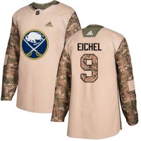 Adidas Buffalo Sabres #9 Jack Eichel Camo Authentic 2017 Veterans Day Youth Stitched NHL Jersey