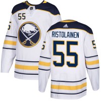 Adidas Buffalo Sabres #55 Rasmus Ristolainen White Road Authentic Youth Stitched NHL Jersey