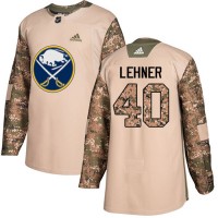 Adidas Buffalo Sabres #40 Robin Lehner Camo Authentic 2017 Veterans Day Youth Stitched NHL Jersey
