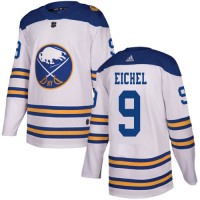 Adidas Buffalo Sabres #9 Jack Eichel White Authentic 2018 Winter Classic Youth Stitched NHL Jersey
