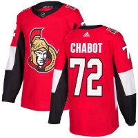 Adidas Ottawa Senators #72 Thomas Chabot Red Home Authentic Stitched Youth NHL Jersey