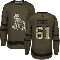 Adidas Ottawa Senators #61 Mark Stone Green Salute to Service Stitched Youth NHL Jersey