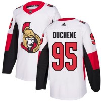 Adidas Ottawa Senators #95 Matt Duchene White Road Authentic Stitched Youth NHL Jersey