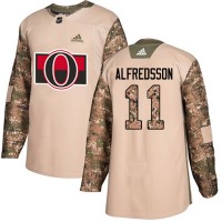 Adidas Ottawa Senators #11 Daniel Alfredsson Camo Authentic 2017 Veterans Day Stitched Youth NHL Jersey