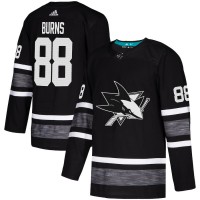 Adidas San Jose Sharks #88 Brent Burns Black Authentic 2019 All-Star Stitched Youth NHL Jersey