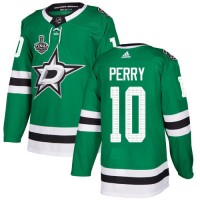 Adidas Dallas Stars #10 Corey Perry Green Home Authentic Youth 2020 Stanley Cup Final Stitched NHL Jersey