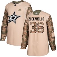 Adidas Dallas Stars #36 Mats Zuccarello Camo Authentic 2017 Veterans Day Youth Stitched NHL Jersey
