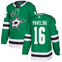 Adidas Dallas Stars #16 Joe Pavelski Green Home Authentic Youth 2020 Stanley Cup Final Stitched NHL Jersey