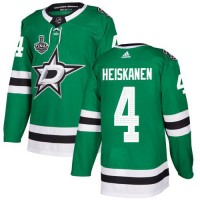 Adidas Dallas Stars #4 Miro Heiskanen Green Home Authentic Youth 2020 Stanley Cup Final Stitched NHL Jersey