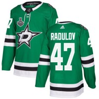 Adidas Dallas Stars #47 Alexander Radulov Green Home Authentic Youth 2020 Stanley Cup Final Stitched NHL Jersey