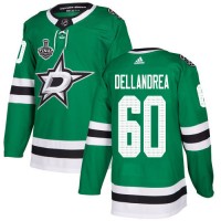 Adidas Dallas Stars #60 Ty Dellandrea Green Home Authentic Youth 2020 Stanley Cup Final Stitched NHL Jersey