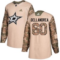 Adidas Dallas Stars #60 Ty Dellandrea Camo Authentic 2017 Veterans Day Youth Stitched NHL Jersey