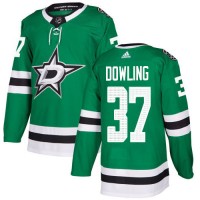 Adidas Dallas Stars #37 Justin Dowling Green Home Authentic Youth Stitched NHL Jersey