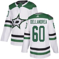 Adidas Dallas Stars #60 Ty Dellandrea White Road Authentic Youth Stitched NHL Jersey