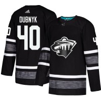 Adidas Minnesota Wild #40 Devan Dubnyk Black Authentic 2019 All-Star Stitched Youth NHL Jersey