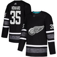 Adidas Detroit Red Wings #35 Jimmy Howard Black Authentic 2019 All-Star Stitched Youth NHL Jersey