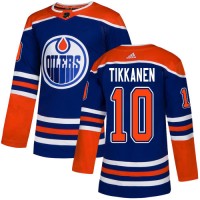 Adidas Edmonton Oilers #10 Esa Tikkanen Royal Blue Alternate Authentic Stitched NHL Jersey
