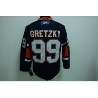 Mitchell & Ness Edmonton Oilers #99 Wayne Gretzky Dark Blue Stitched Throwback NHL Jersey