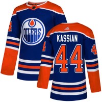 Adidas Edmonton Oilers #44 Zack Kassian Royal Blue Alternate Authentic Stitched NHL Jersey