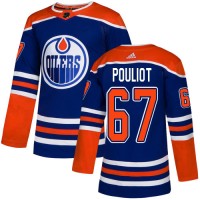 Adidas Edmonton Oilers #67 Benoit Pouliot Royal Blue Alternate Authentic Stitched NHL Jersey