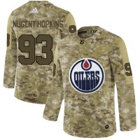 Adidas Edmonton Oilers #93 Ryan Nugent-Hopkins Camo Authentic Stitched NHL Jersey
