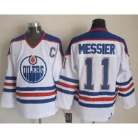 Edmonton Oilers #11 Mark Messier White CCM Throwback Stitched NHL Jersey
