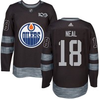 Adidas Edmonton Oilers #18 James Neal Black 1917-2017 100th Anniversary Stitched NHL Jersey
