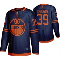 Edmonton Edmonton Oilers #39 Alex Chiasson Blue 2019-20 Third Alternate Jersey