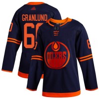 Adidas Edmonton Oilers #60 Markus Granlund Navy Alternate Authentic Stitched NHL Jersey