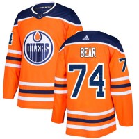 Adidas Edmonton Oilers #74 Ethan Bear Orange Home Authentic Stitched NHL Jersey