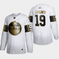 Edmonton Edmonton Oilers #19 Mikko Koskinen Men's Adidas White Golden Edition Limited Stitched NHL Jersey
