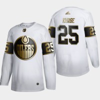 Edmonton Edmonton Oilers #25 Darnell Nurse Men's Adidas White Golden Edition Limited Stitched NHL Jersey