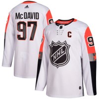Adidas Edmonton Oilers #97 Connor McDavid White 2018 All-Star Pacific Division Authentic Stitched NHL Jersey