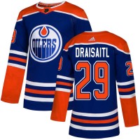 Adidas Edmonton Oilers #29 Leon Draisaitl Royal Alternate Authentic Stitched NHL Jersey