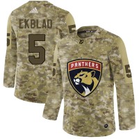 Adidas Florida Panthers #5 Aaron Ekblad Camo Authentic Stitched NHL Jersey