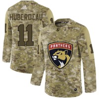 Adidas Florida Panthers #11 Jonathan Huberdeau Camo Authentic Stitched NHL Jersey