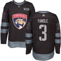 Adidas Florida Panthers #3 Keith Yandle Black 1917-2017 100th Anniversary Stitched NHL Jersey