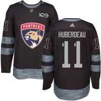 Adidas Florida Panthers #11 Jonathan Huberdeau Black 1917-2017 100th Anniversary Stitched NHL Jersey