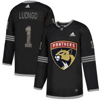 Adidas Florida Panthers #1 Roberto Luongo Black Authentic Classic Stitched NHL Jersey