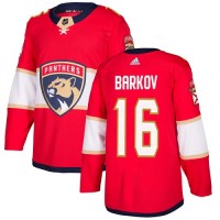Adidas Florida Panthers #16 Aleksander Barkov Red Home Authentic Stitched NHL Jersey