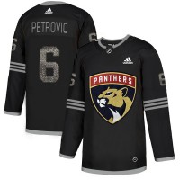 Adidas Florida Panthers #6 Alexander Petrovic Black Authentic Classic Stitched NHL Jersey