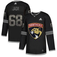 Adidas Florida Panthers #68 Jaromir Jagr Black Authentic Classic Stitched NHL Jersey
