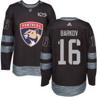 Adidas Florida Panthers #16 Aleksander Barkov Black 1917-2017 100th Anniversary Stitched NHL Jersey