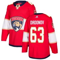 Adidas Florida Panthers #63 Evgenii Dadonov Red Home Authentic Stitched NHL Jersey