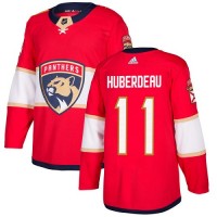 Adidas Florida Panthers #11 Jonathan Huberdeau Red Home Authentic Stitched NHL Jersey