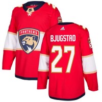 Adidas Florida Panthers #27 Nick Bjugstad Red Home Authentic Stitched NHL Jersey