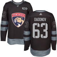 Adidas Florida Panthers #63 Evgenii Dadonov Black 1917-2017 100th Anniversary Stitched NHL Jersey